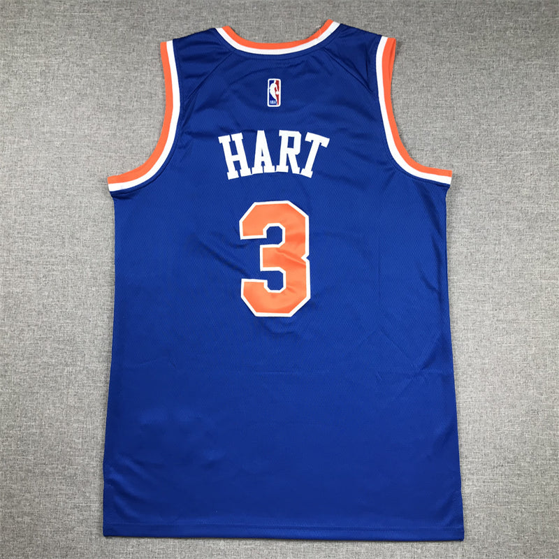 Knicks #3 blue jersey basketball jersey product view 3
