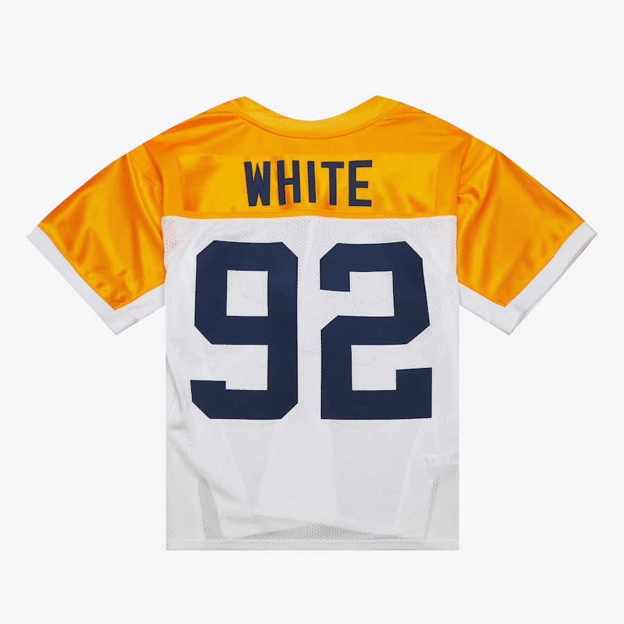 Men's Reggie White White Green Bay Packers 1994 Authentic Jersey football jersey product view 1