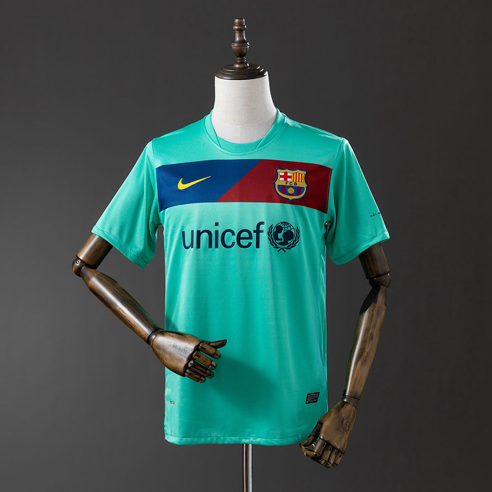 Barcelona 10/11 Away Retro Jersey sports jersey product view 1