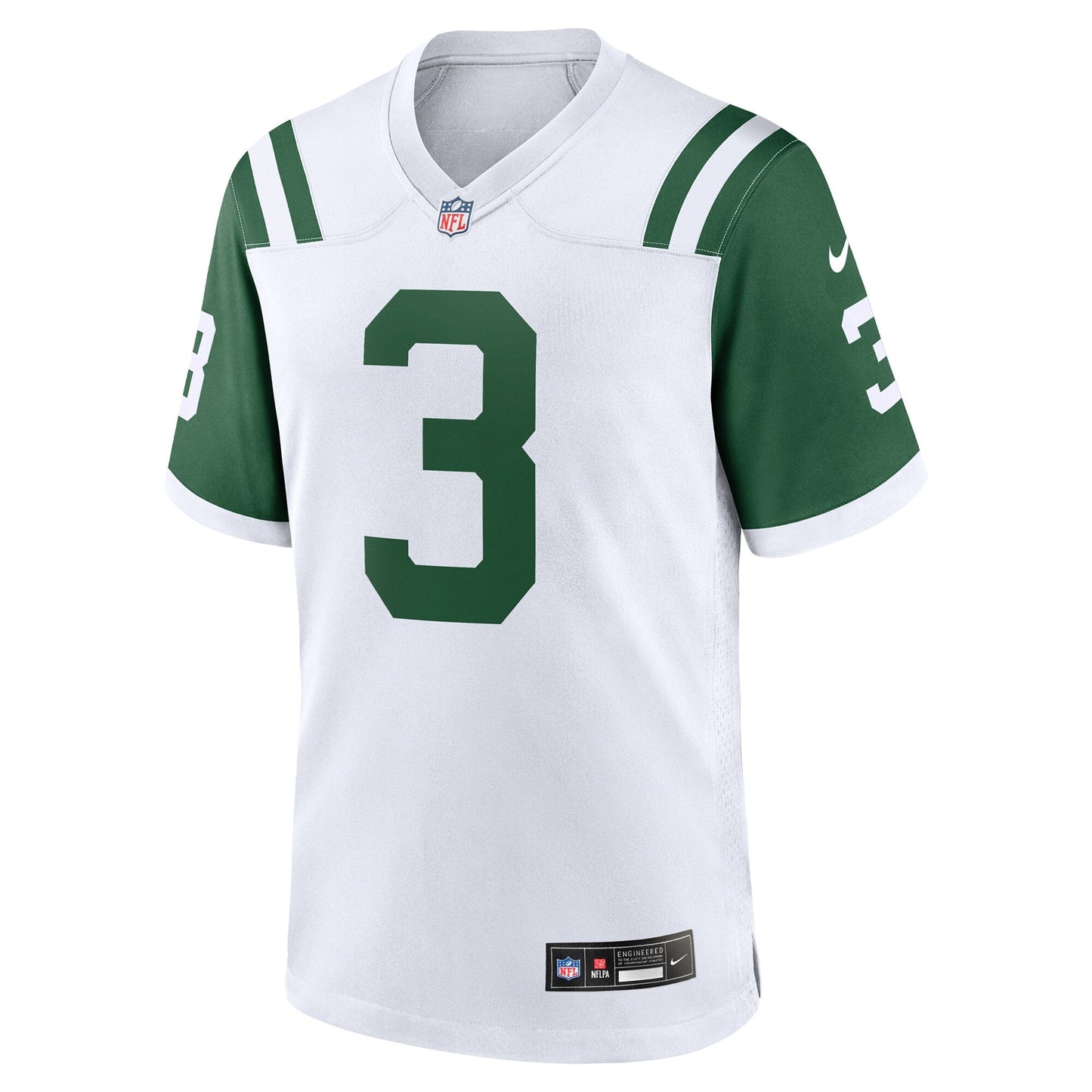 Jordan Whitehead New York Jets Classic Alternate Game Jersey - White football jersey product view 2