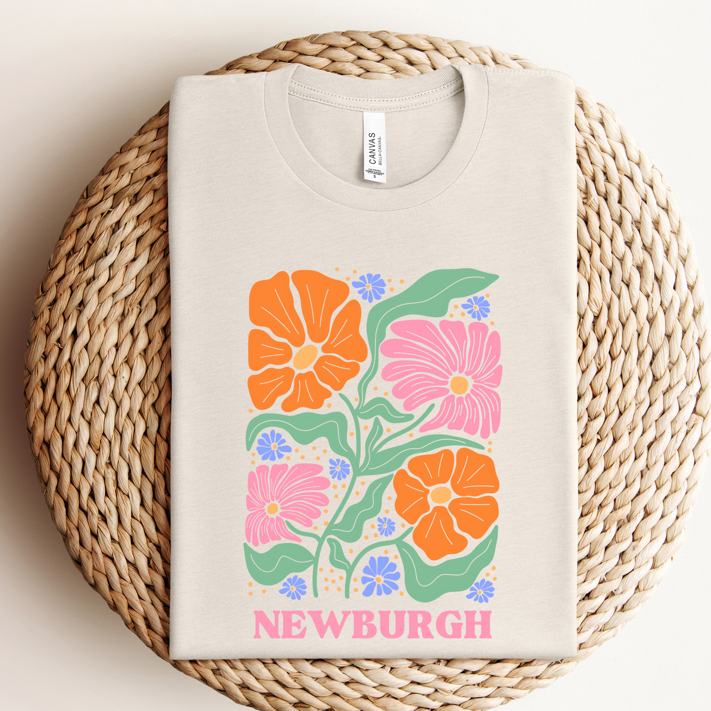 Custom City Floral Graphic Tee Unisex T-shirt, Sweatshirt, Hoodie, Long Sleeve Tee - T-Shirt, Sweatshirt, Hoodie