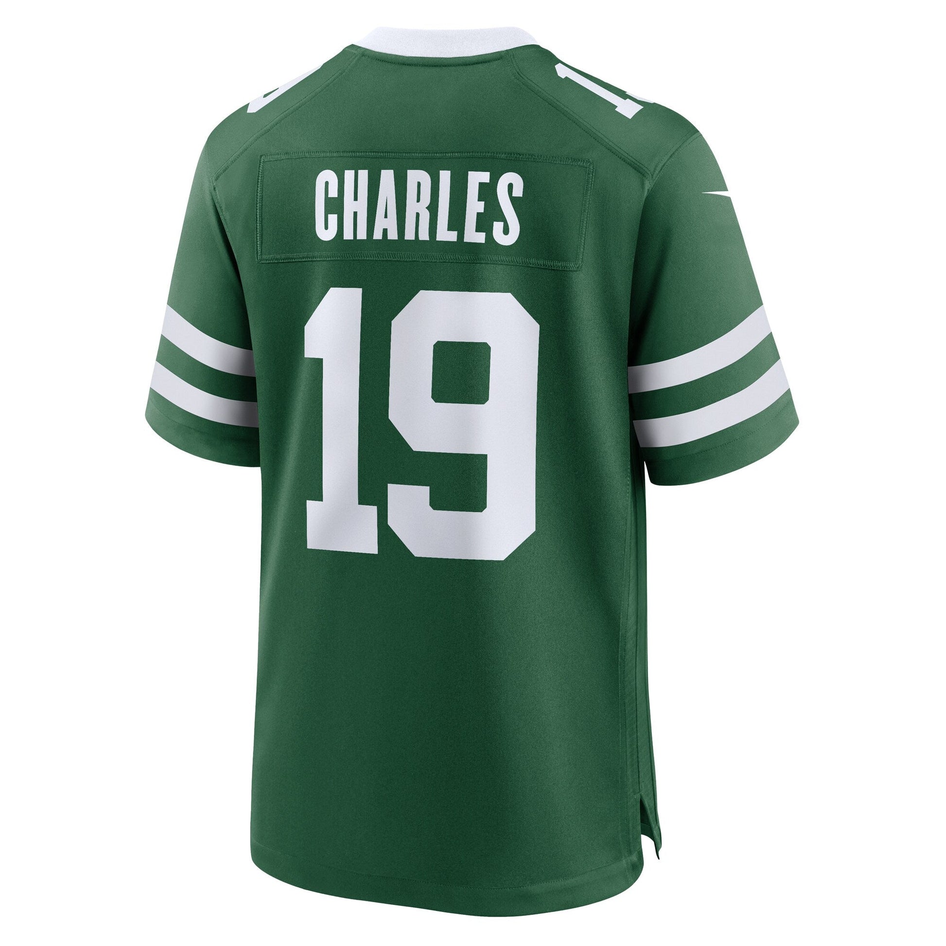 Irvin Charles New York Jets Team Game Jersey - Legacy Green football jersey product view 3