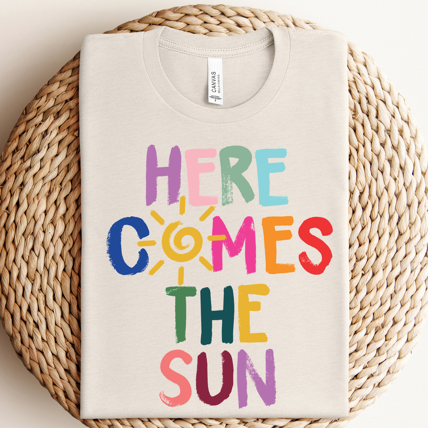 Here Comes the Sun Graphic Tee Unisex T-shirt, Sweatshirt, Hoodie, Long Sleeve Tee - T-Shirt, Sweatshirt, Hoodie