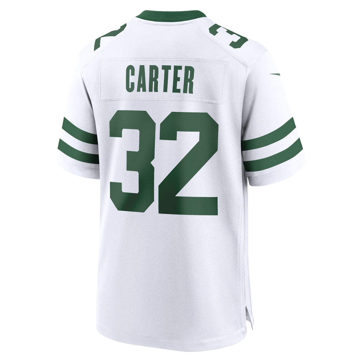 Michael Carter New York Jets Game Jersey - Legacy White football jersey product view 3