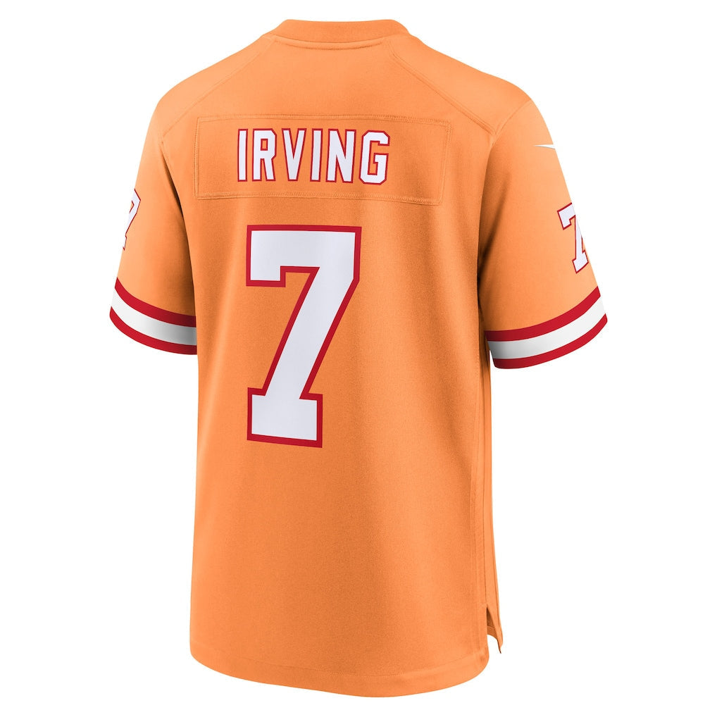 TB.Buccaneers #7 Bucky Irving Creamsicle 50th Season GameJersey football jersey product view 1