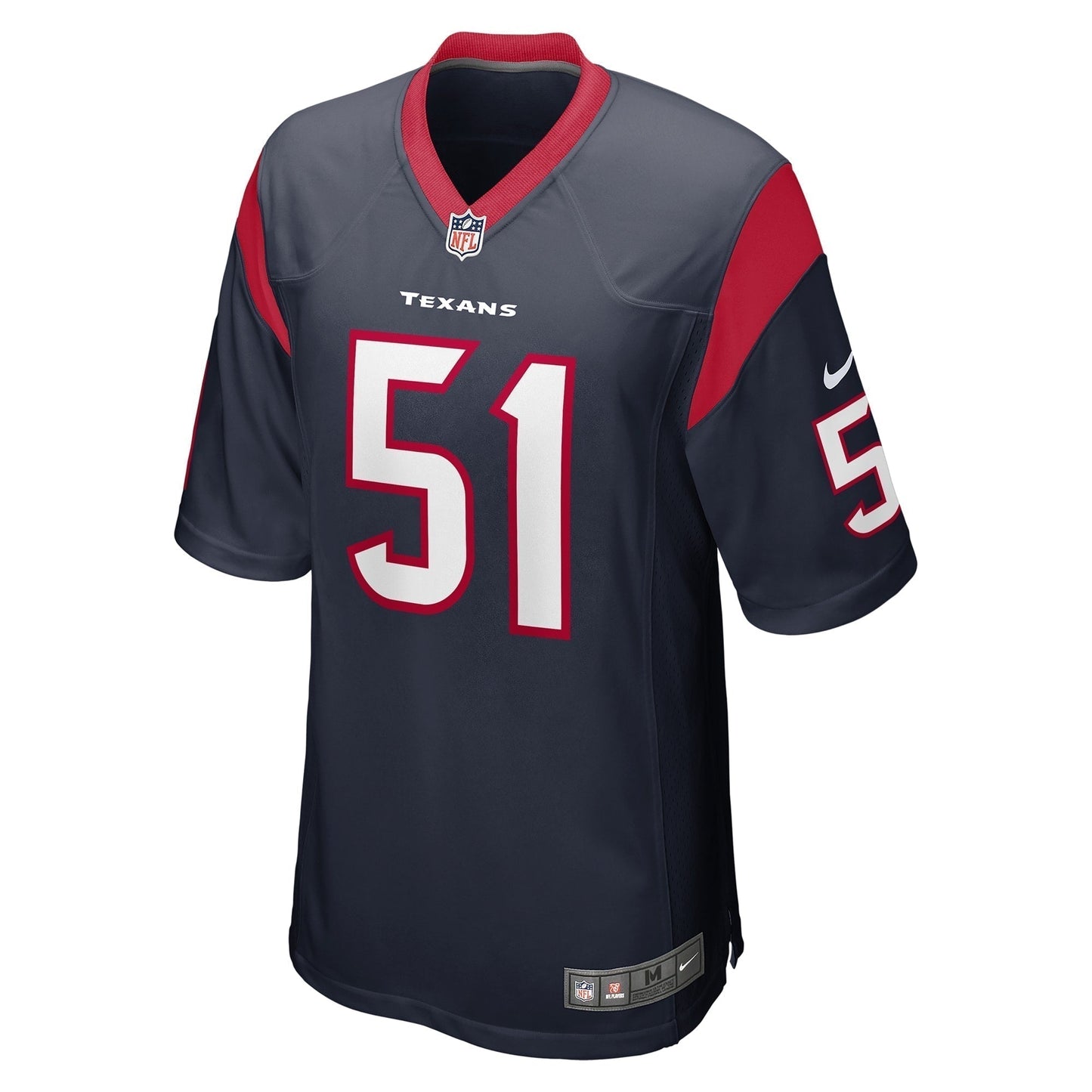 Will Anderson Jr. Houston Texans Game Jersey - Navy football jersey product view 2