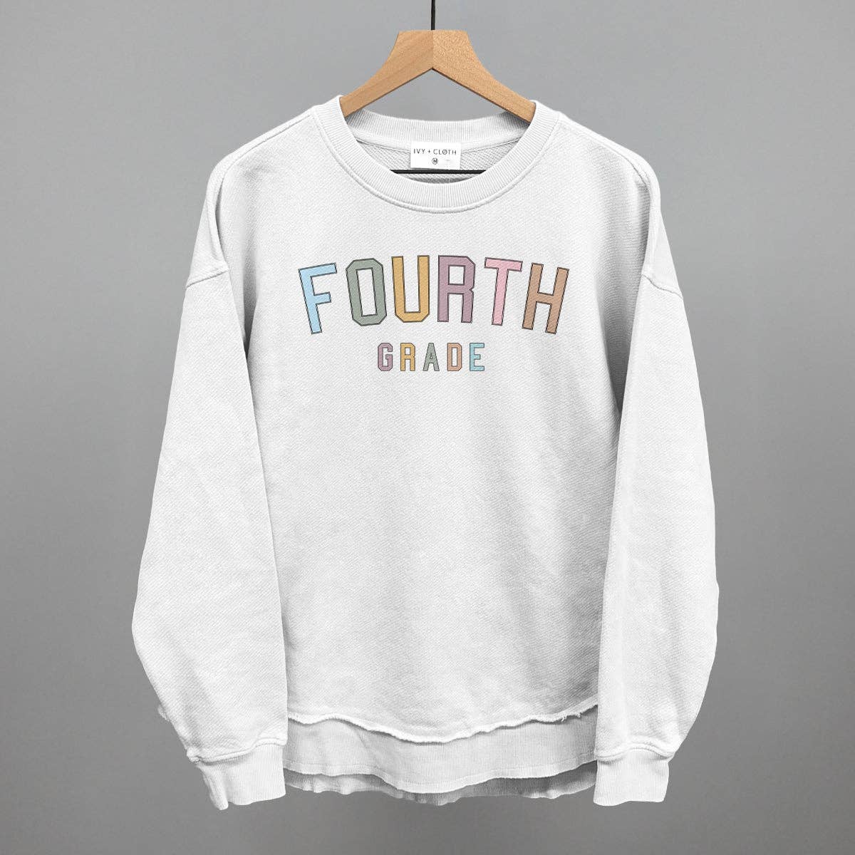 Fourth Grade (Pastel Arc) Unisex T-shirt, Sweatshirt, Hoodie, Long Sleeve Tee - T-Shirt, Sweatshirt, Hoodie