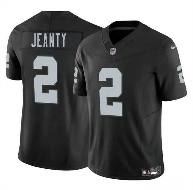 Men's Las Vegas Raiders Ashton Jeanty Black Vapor F.U.S.E. Limited Jersey football jersey product view 1