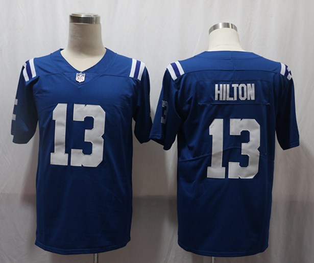 Men's Indianapolis Colts TY Hilton Blue Game Jersey football jersey product view 1