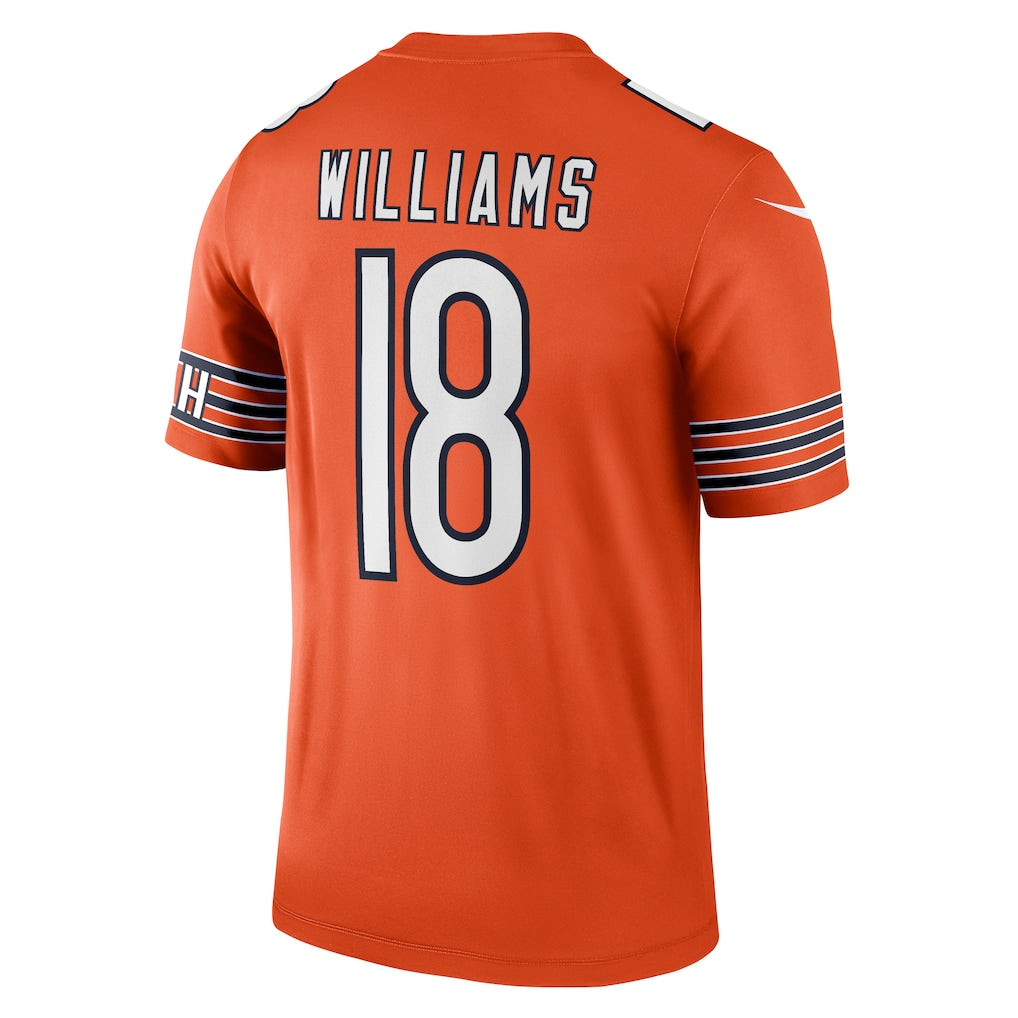 C.Bears #18 Caleb Williams Orange Legend Player Performance Top Jersey football jersey product view 1