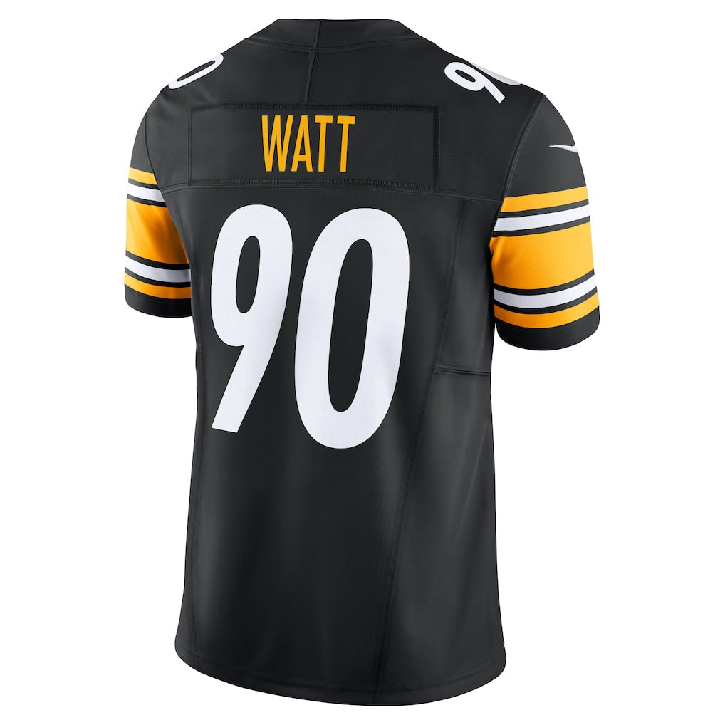 P.Steelers #90 T.J. Watt Black Vapor F.U.S.E. Limited Jersey football jersey product view 1
