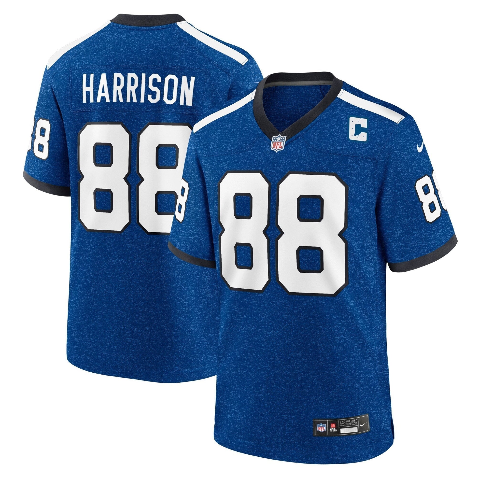 Marvin Harrison Indianapolis Colts Indiana Nights Alternate Game Jersey - Royal football jersey product view 1