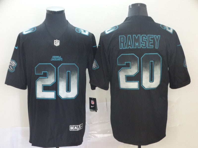 Men's Jacksonville Jaguars #20 Jalen Ramsey Black Alternate Player Game Jersey1 football jersey product view 1