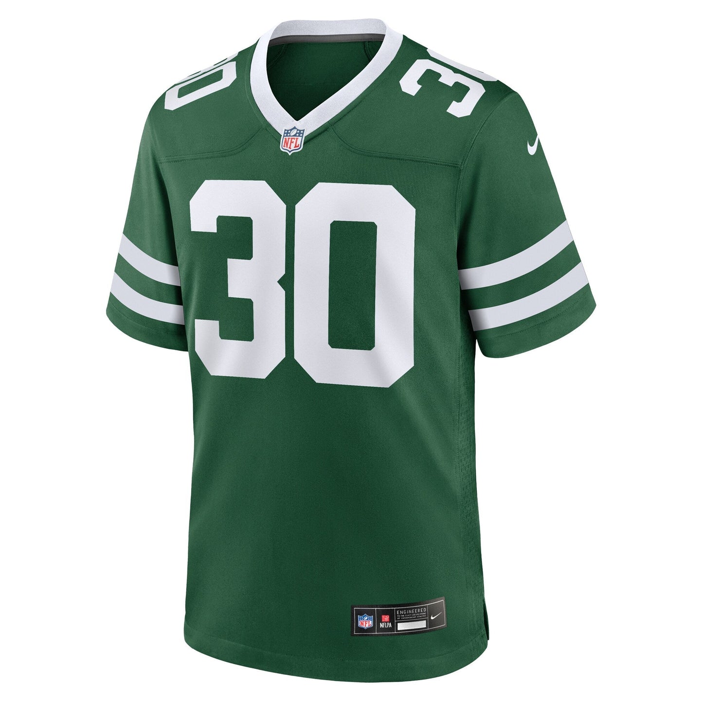 Michael Carter II New York Jets Team Game Jersey - Legacy Green football jersey product view 2