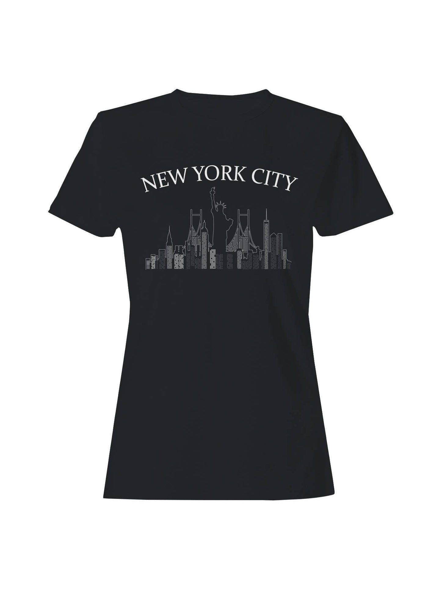 Nyc Skyline Art Print Women's T-Shirt Unisex T-shirt, Sweatshirt, Hoodie, Long Sleeve Tee - T-Shirt, Sweatshirt, Hoodie