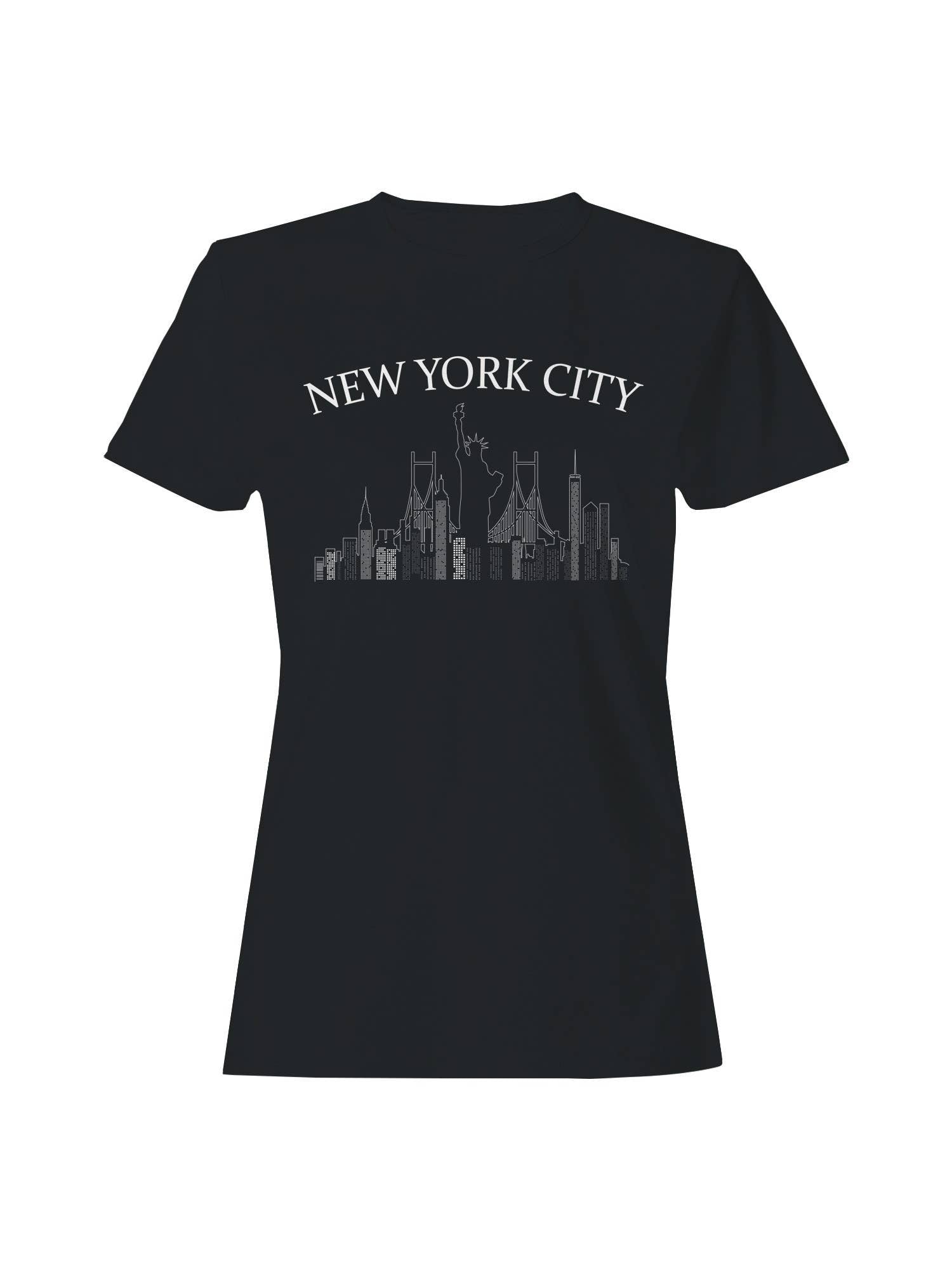 Nyc Skyline Art Print Women's T-Shirt Unisex T-shirt, Sweatshirt, Hoodie, Long Sleeve Tee - T-Shirt, Sweatshirt, Hoodie