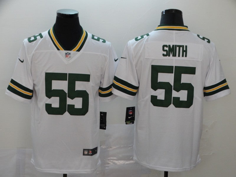 Men's Green Bay Packers Za'Darius Smith White Game Jersey football jersey product view 1