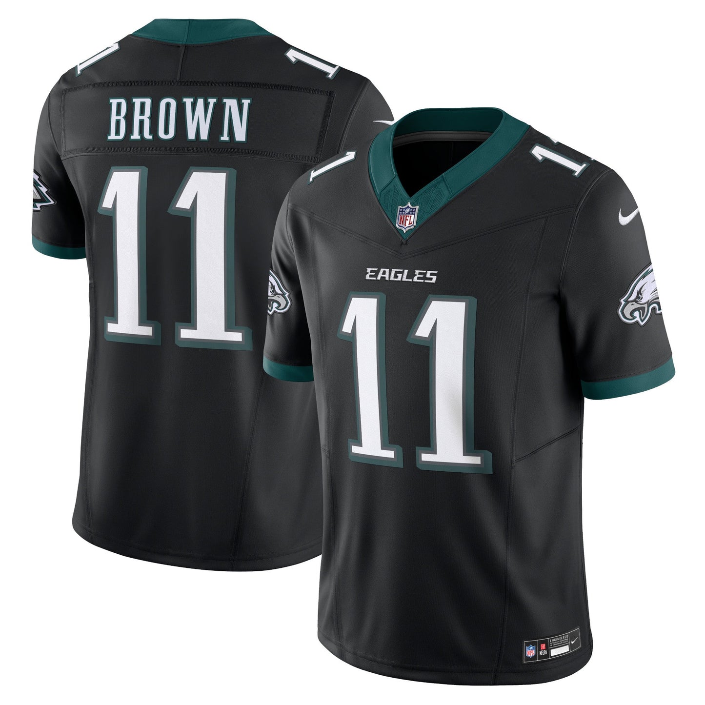 Philadelphia Eagles 11# A.J. Brown Vapor F.U.S.E. Limited Jersey football jersey product view 1