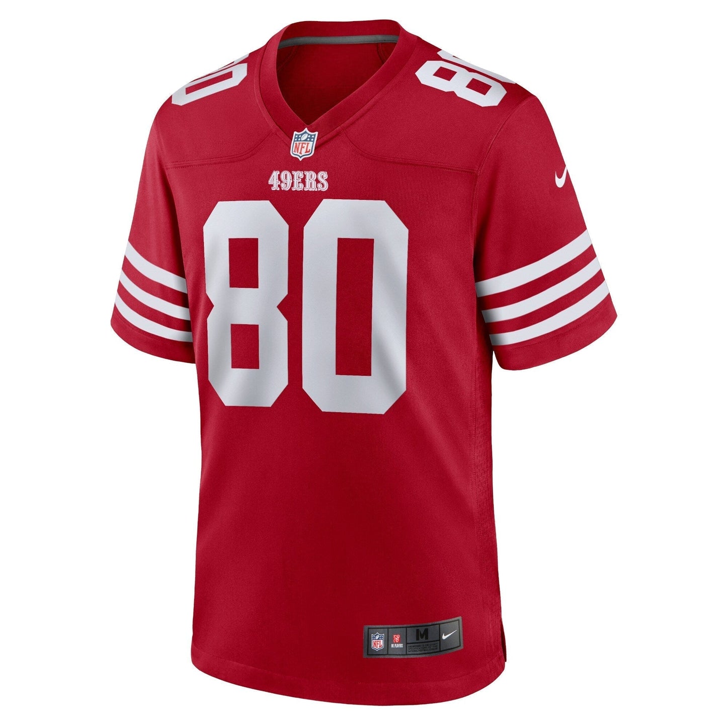 Jerry Rice San Francisco 49ers Retired Team Game Jersey - Scarlet football jersey product view 2