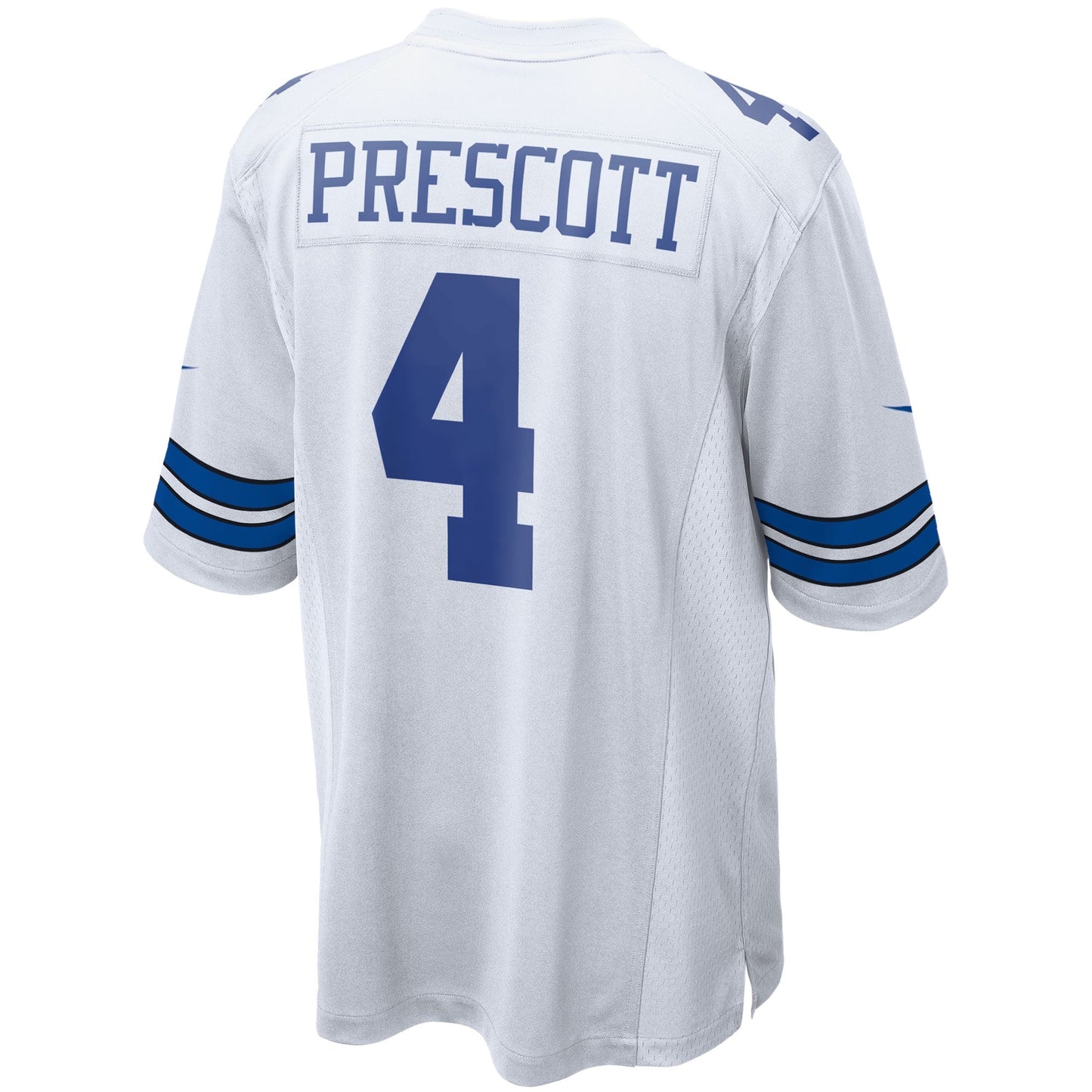 Dak Prescott Dallas Cowboys Game Team Jersey - White football jersey product view 3