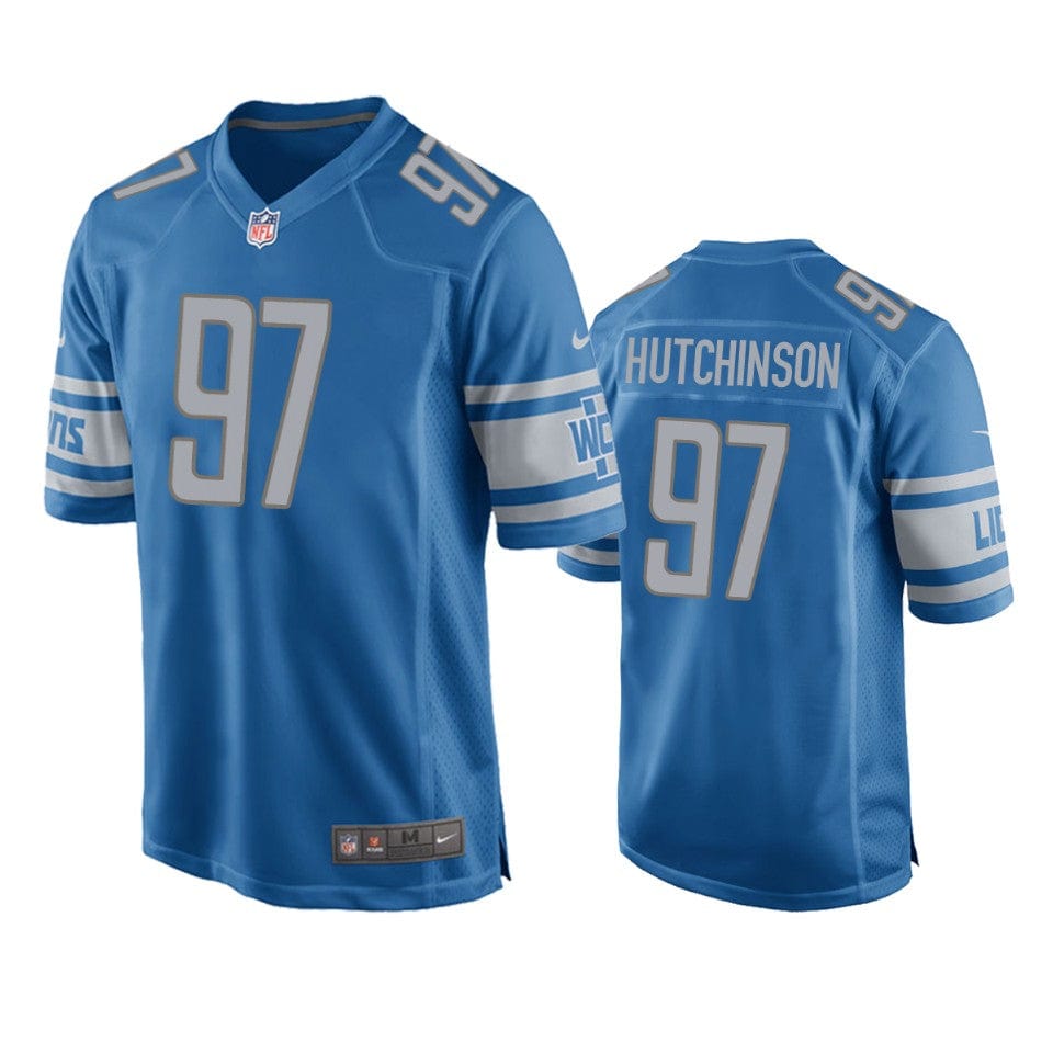 Aidan Hutchinson Detroit Lions Jersey football jersey product view 1