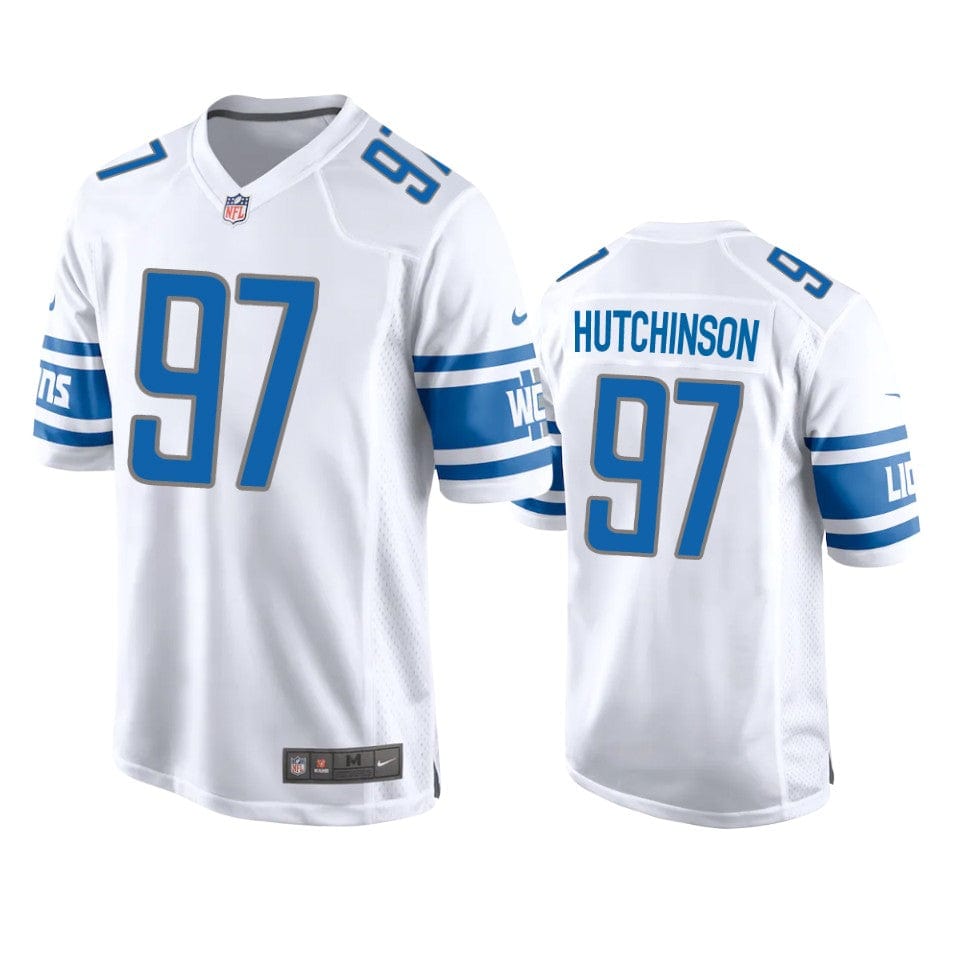 Aidan Hutchinson Detroit Lions Jersey football jersey product view 1