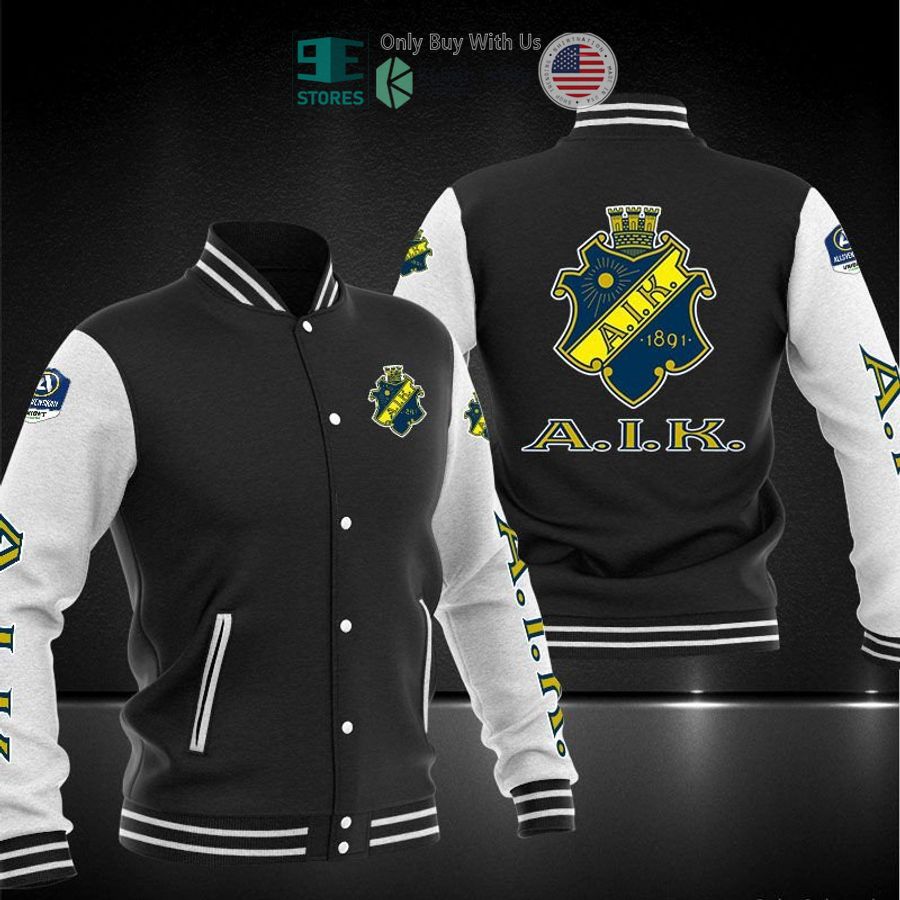 BEST AIK Fotboll Baseball Jacket Unisex T-shirt, Sweatshirt, Hoodie, Long Sleeve Tee - T-Shirt, Sweatshirt, Hoodie