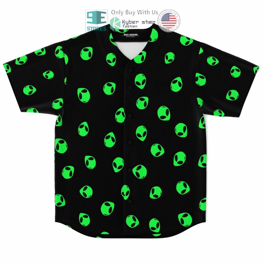 BEST Alien pattern black Baseball Jersey Unisex T-shirt, Sweatshirt, Hoodie, Long Sleeve Tee - T-Shirt, Sweatshirt, Hoodie