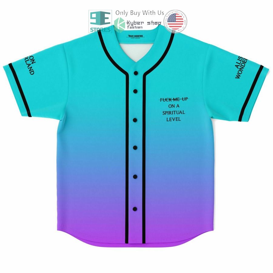 BEST Alison Wonderland Fuck Me Up On A Spirittual Level Baseball Jersey Unisex T-shirt, Sweatshirt, Hoodie, Long Sleeve Tee - T-Shirt, Sweatshirt, Hoodie