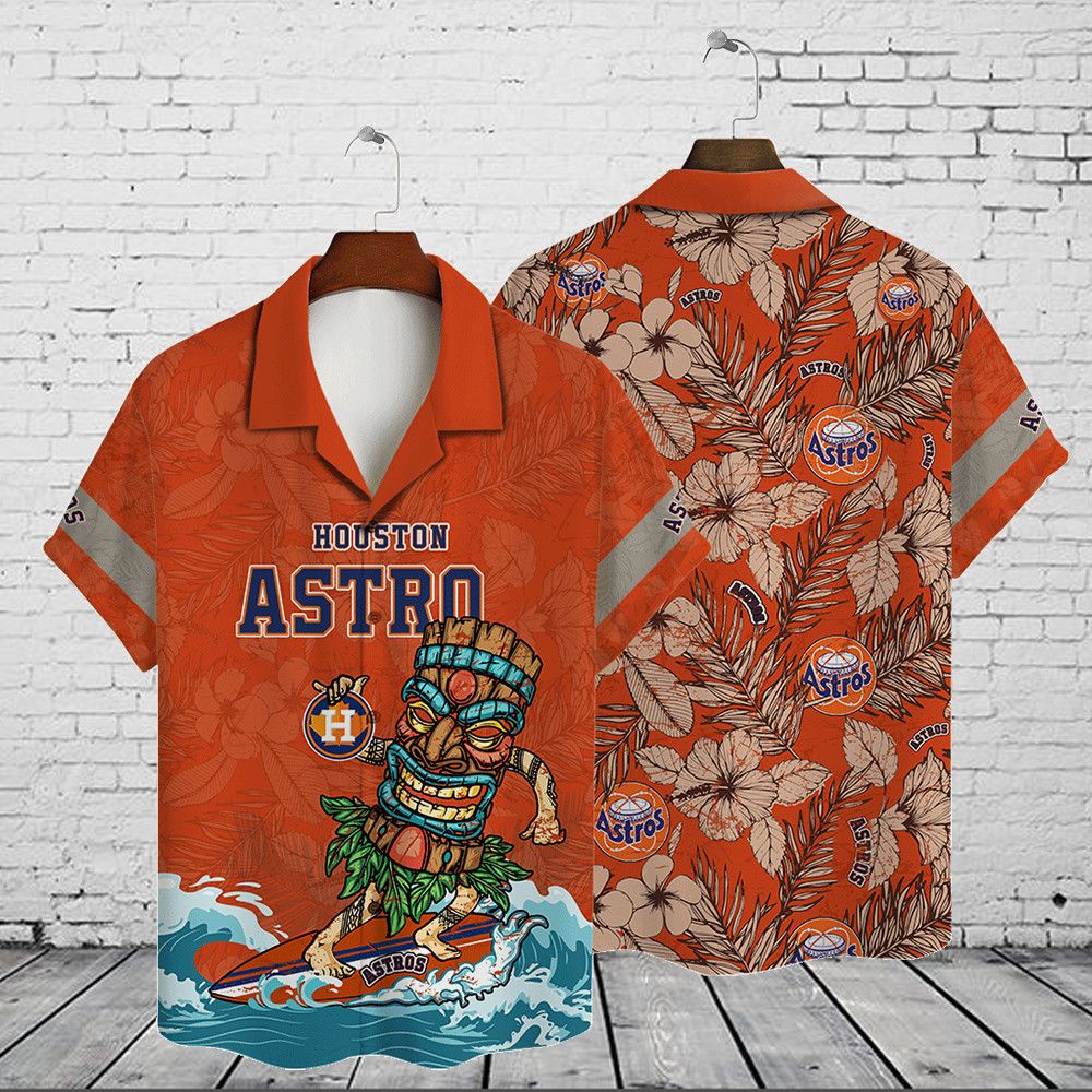 All Over Print Houston Astros Unique Hawaiian Shirt Unisex T-shirt, Sweatshirt, Hoodie, Long Sleeve Tee - T-Shirt, Sweatshirt, Hoodie