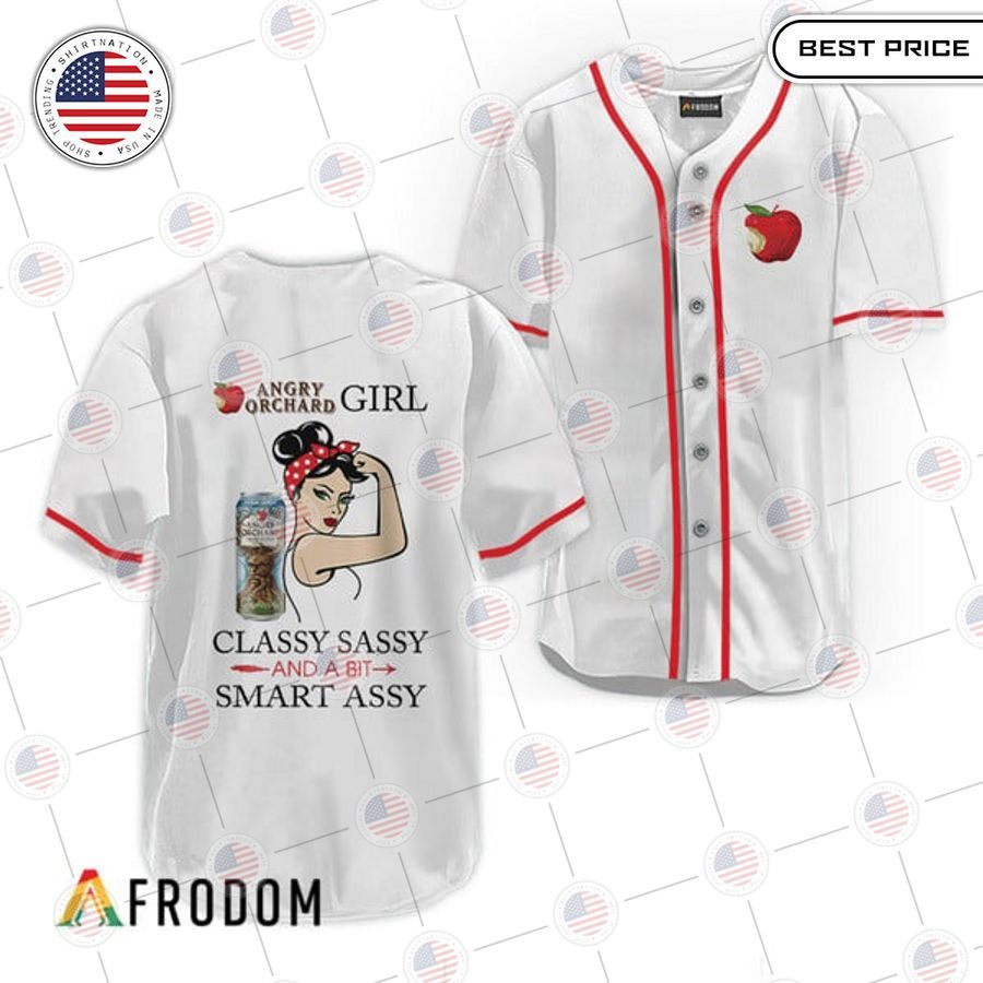 HOT Angry Orchard Classy Sassy And A Bit Smart Assy Baseball Jersey Unisex T-shirt, Sweatshirt, Hoodie, Long Sleeve Tee - T-Shirt, Sweatshirt, Hoodie