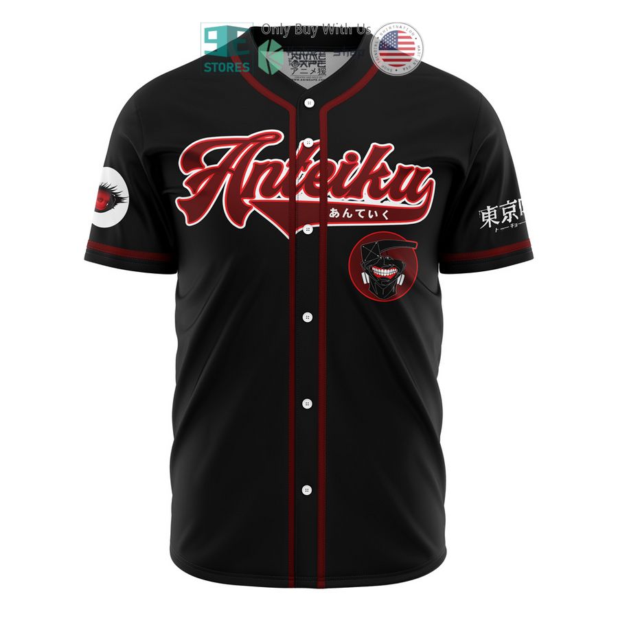 BEST Anteiku Kaneki Tokyo Ghoul Baseball Jersey Unisex T-shirt, Sweatshirt, Hoodie, Long Sleeve Tee - T-Shirt, Sweatshirt, Hoodie