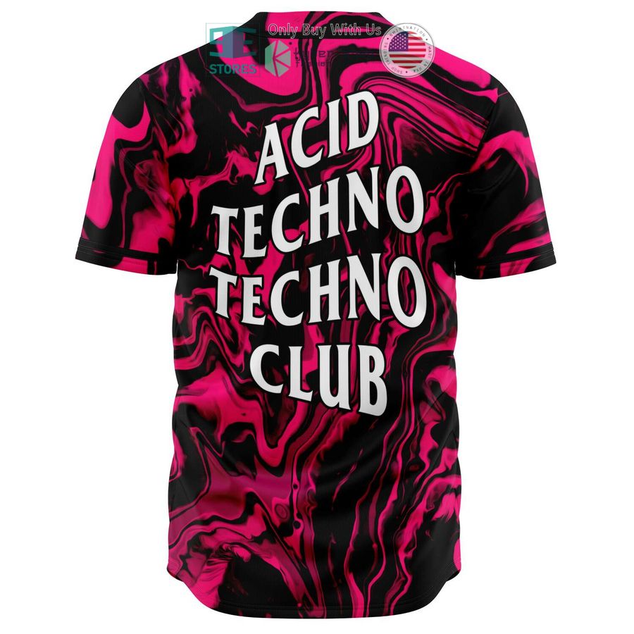 BEST Anti Techno Techno Club pink black Baseball Jersey Unisex T-shirt, Sweatshirt, Hoodie, Long Sleeve Tee - T-Shirt, Sweatshirt, Hoodie
