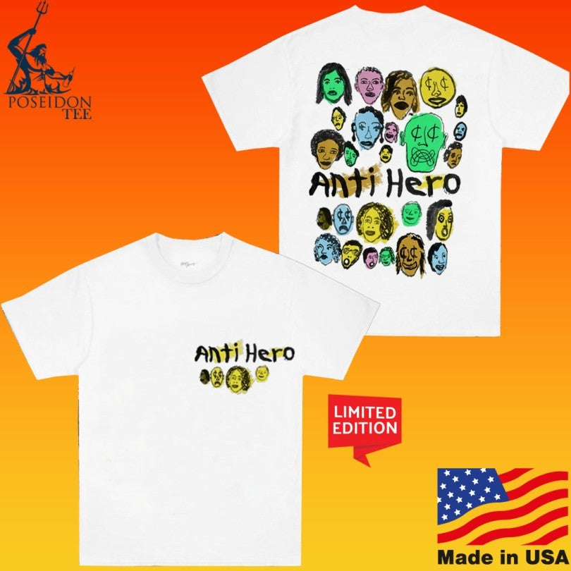 Antihero Expressions Bongo T-shirt Unisex T-shirt, Sweatshirt, Hoodie, Long Sleeve Tee - T-Shirt, Sweatshirt, Hoodie