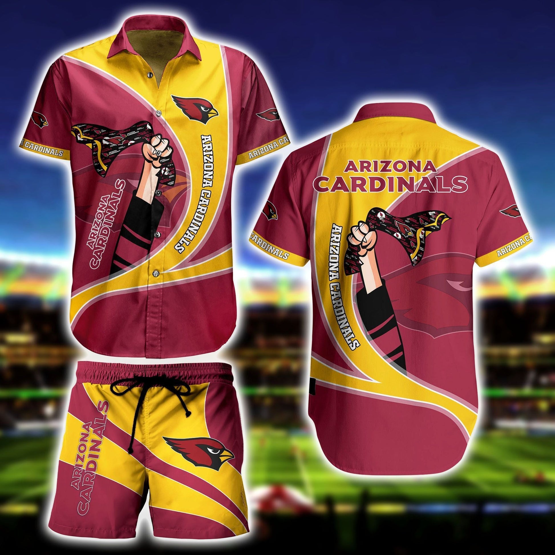 Arizona Cardinals Exclusive Hawaiian Tropical Short Sleeve Collection Shirt Unisex T-shirt, Sweatshirt, Hoodie, Long Sleeve Tee - T-Shirt, Sweatshirt, Hoodie