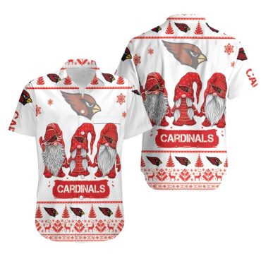 Arizona Cardinals Festive Gnome Hawaiian Shirt Unisex T-shirt, Sweatshirt, Hoodie, Long Sleeve Tee - T-Shirt, Sweatshirt, Hoodie