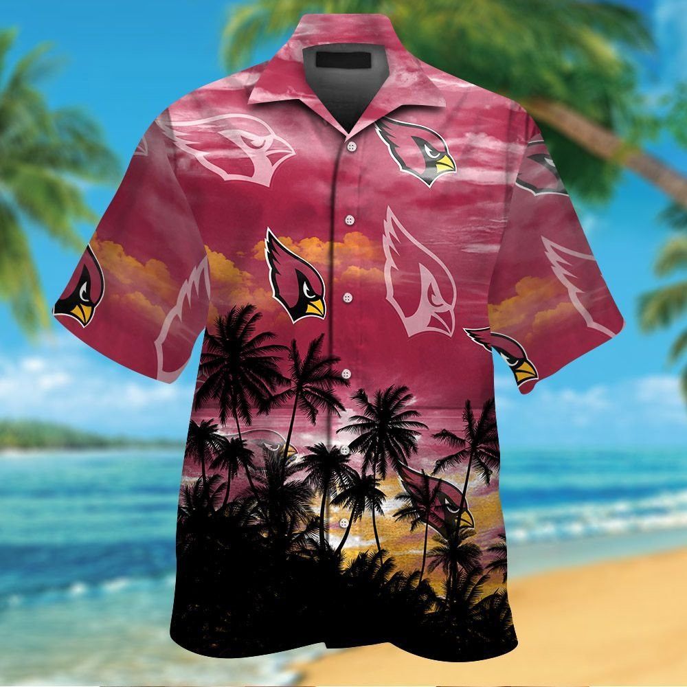 Arizona Cardinals Hawaiian Design Tropical Short Sleeve Exclusive Shirt Unisex T-shirt, Sweatshirt, Hoodie, Long Sleeve Tee - T-Shirt, Sweatshirt, Hoodie