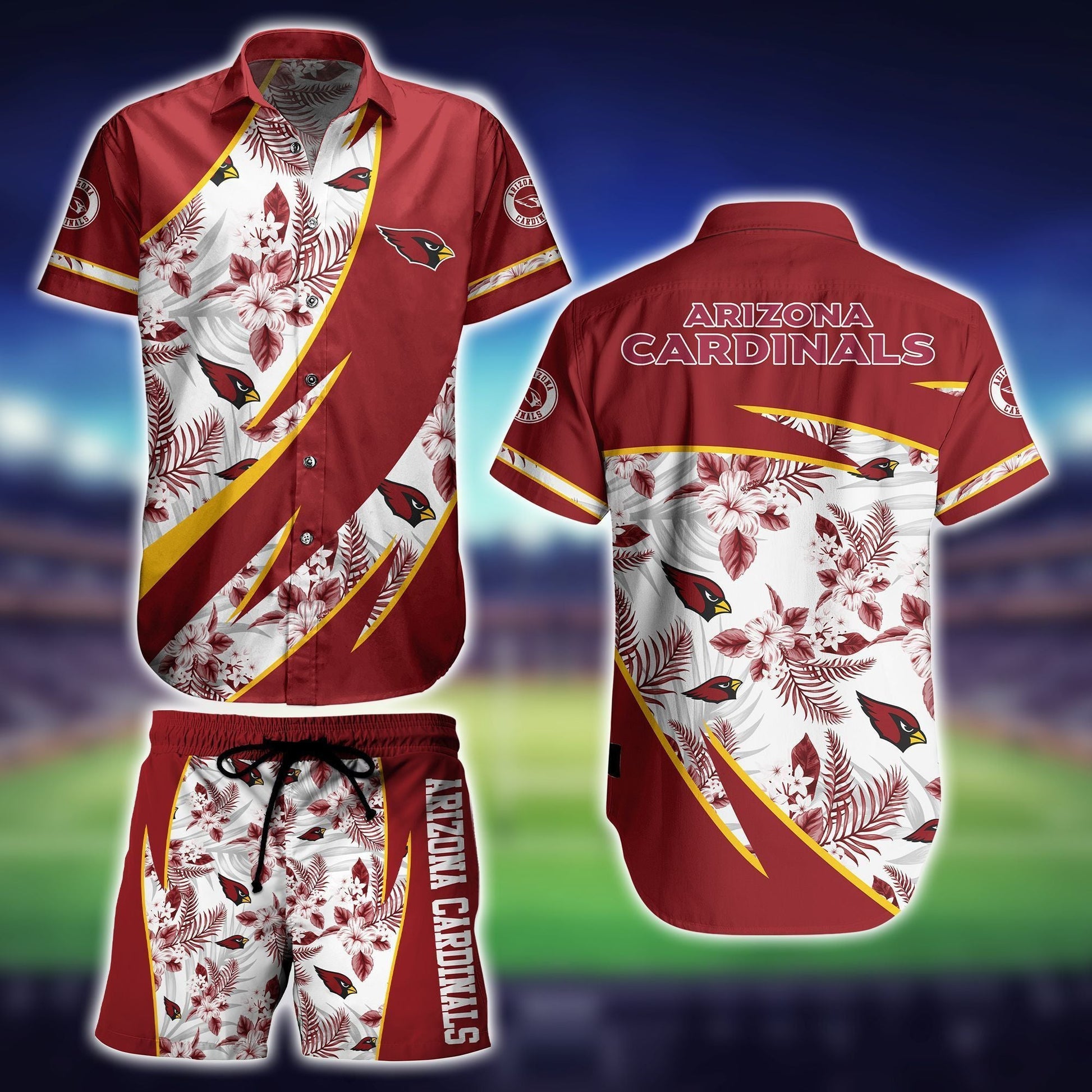 Arizona Cardinals Hawaiian Dress Collection Shirt Short Unisex T-shirt, Sweatshirt, Hoodie, Long Sleeve Tee - T-Shirt, Sweatshirt, Hoodie