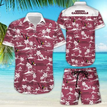Arizona Cardinals Island Paradise Hawaiian Shirt Unisex T-shirt, Sweatshirt, Hoodie, Long Sleeve Tee - T-Shirt, Sweatshirt, Hoodie