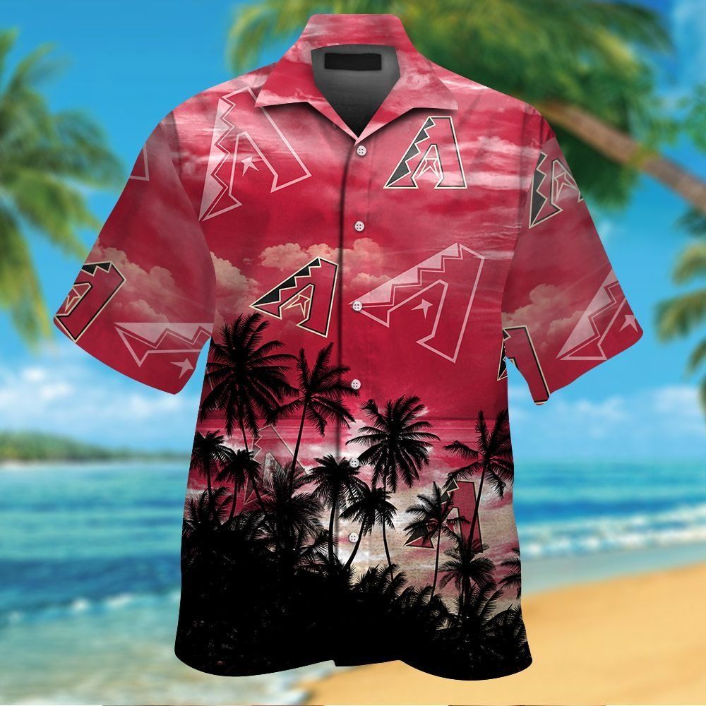 Arizona Diamondbacks Hawaiian Tropical Design Short Sleeve Elegance Shirt Unisex T-shirt, Sweatshirt, Hoodie, Long Sleeve Tee - T-Shirt, Sweatshirt, Hoodie