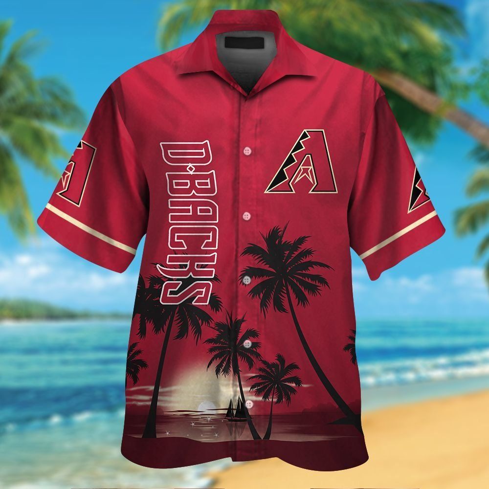 Arizona Diamondbacks Unique Hawaiian Tropical Short Sleeve Shirt Design Unisex T-shirt, Sweatshirt, Hoodie, Long Sleeve Tee - T-Shirt, Sweatshirt, Hoodie