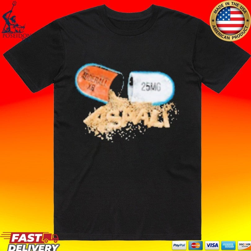 Asaali Adderall Xr 25mg T-shirt Unisex T-shirt, Sweatshirt, Hoodie, Long Sleeve Tee - T-Shirt, Sweatshirt, Hoodie