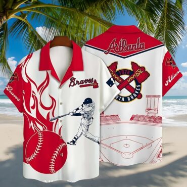 Atlanta Braves Home Run Heat Hawaiian Shirt Unisex T-shirt, Sweatshirt, Hoodie, Long Sleeve Tee - T-Shirt, Sweatshirt, Hoodie