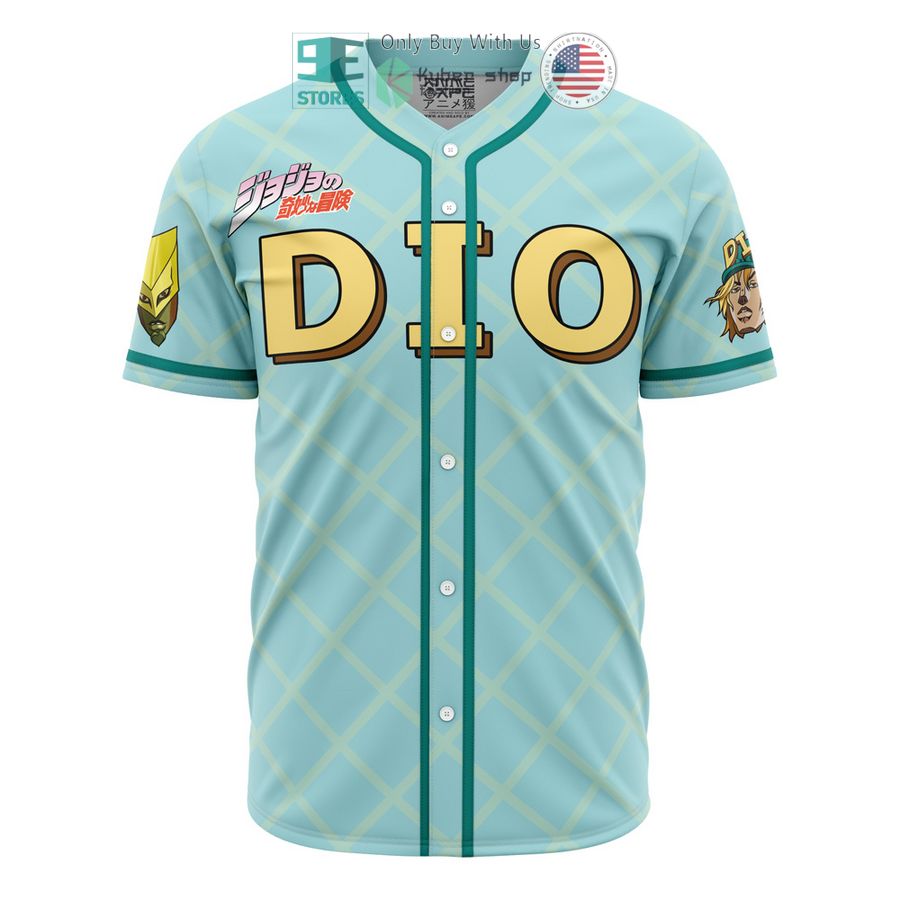BEST Auratic Dio Jojo's Bizarre Adventure Baseball Jersey Unisex T-shirt, Sweatshirt, Hoodie, Long Sleeve Tee - T-Shirt, Sweatshirt, Hoodie
