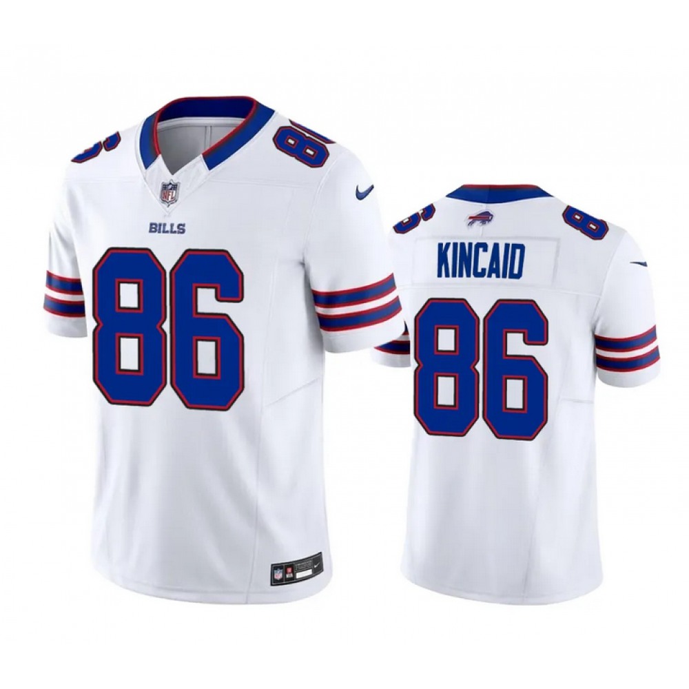 Men's Buffalo Bills #86 Dalton Kincaid White 2023 F.U.S.E. Vapor Untouchable Stitched Football Jersey football jersey product view 1