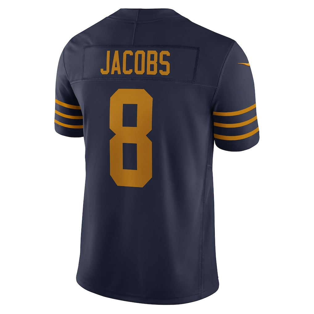 GB. Packers #8 Josh Jacobs Navy The 1923 Classic Vapor F.U.S.E. Limited Jersey football jersey product view 1