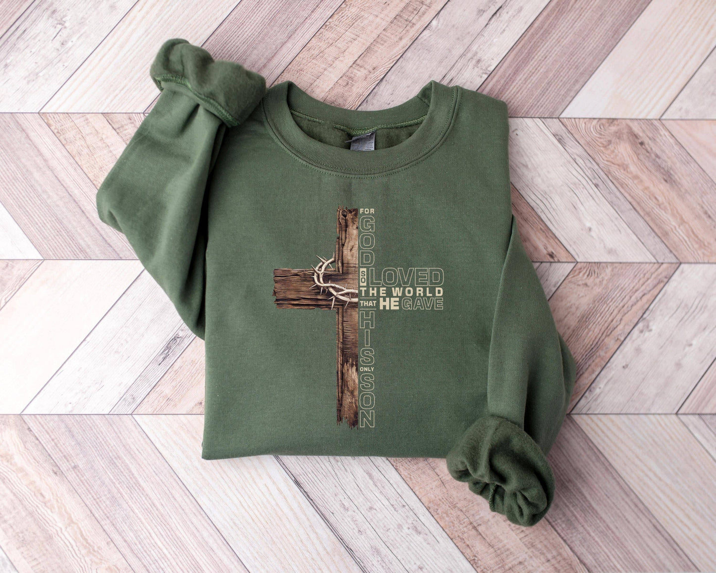 For God So Loved the World Christian Tee Unisex T-shirt, Sweatshirt, Hoodie, Long Sleeve Tee - T-Shirt, Sweatshirt, Hoodie