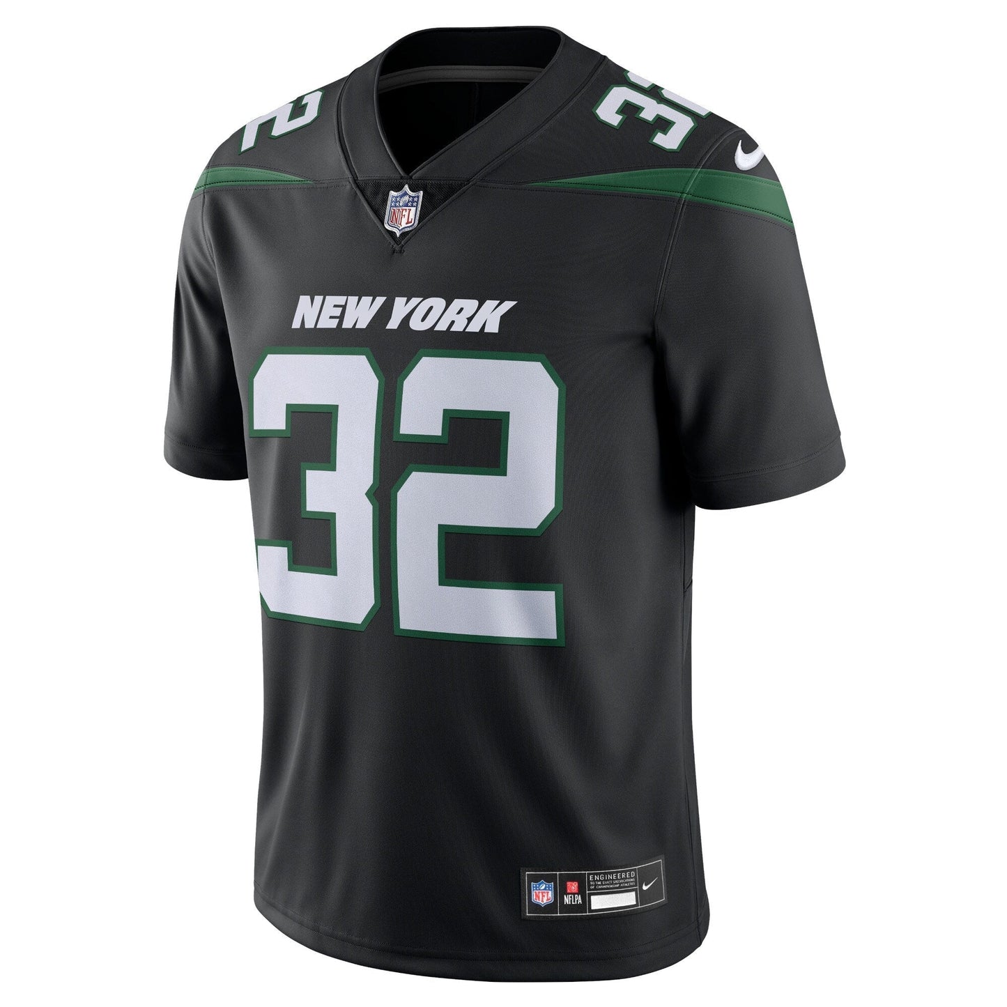 Michael Carter New York Jets Vapor Untouchable Limited Jersey - Black football jersey product view 2