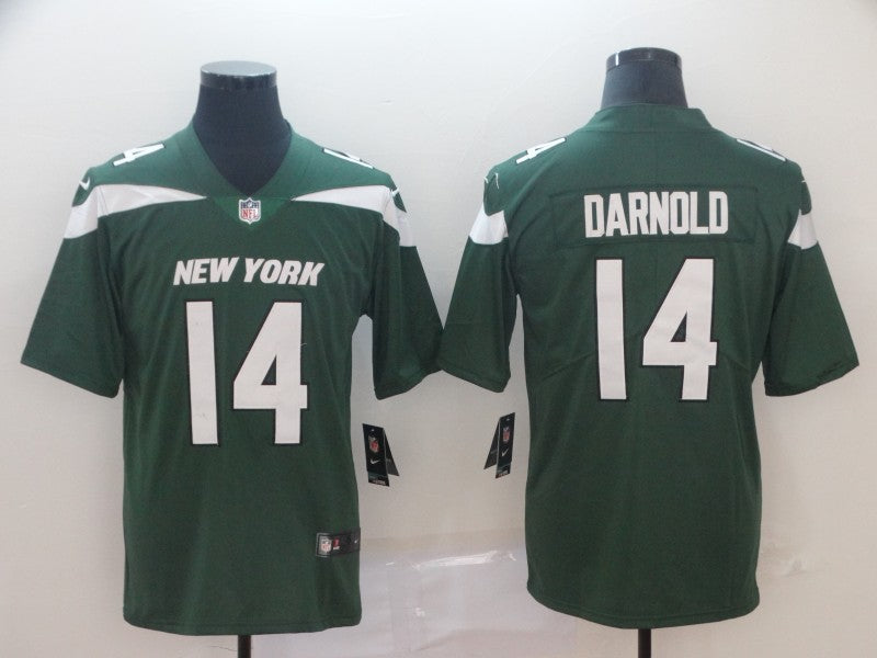 Men's New York Jets Sam Darnold Green Game Player Jersey football jersey product view 1