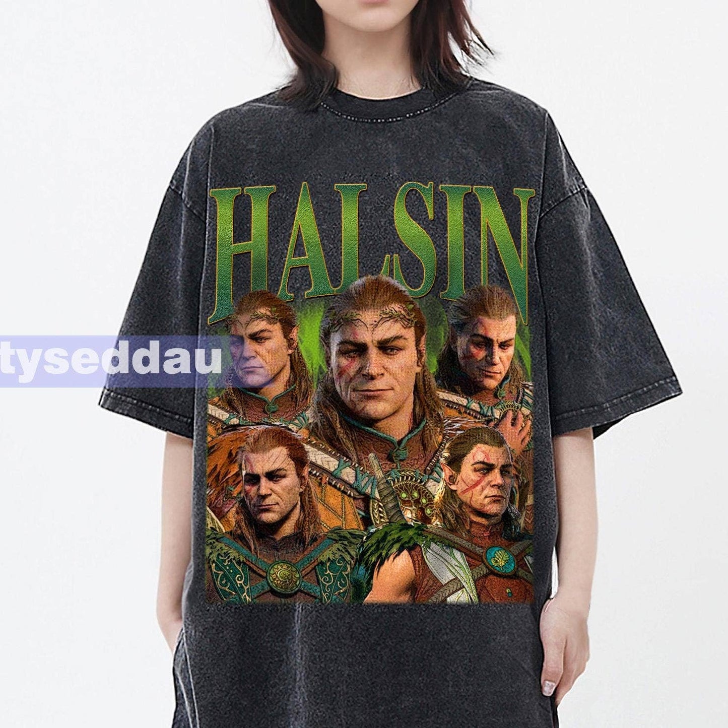 Halsin Retro 90's Graphic T-Shirt  Vintage Homage Style Unisex T-shirt, Sweatshirt, Hoodie, Long Sleeve Tee - T-Shirt, Sweatshirt, Hoodie